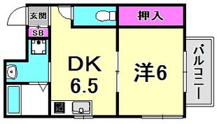 カーサ仁川の物件間取画像